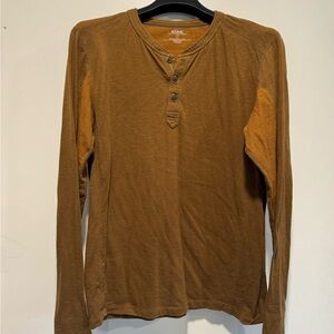Kuhl Tan-Brown Long Sleeve Henley
